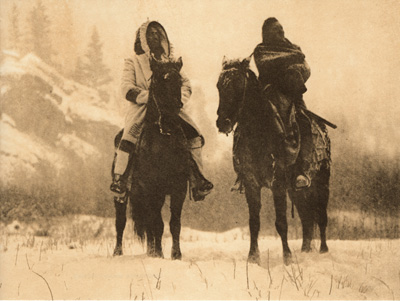 FOR A WINTER CAMPAIGN – APSAROKE EDWARD CURTIS NORTH AMERICAN INDIAN PHOTO